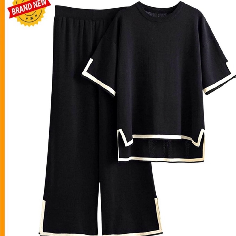 Brand new with tags - Black and White Two-Piece Set